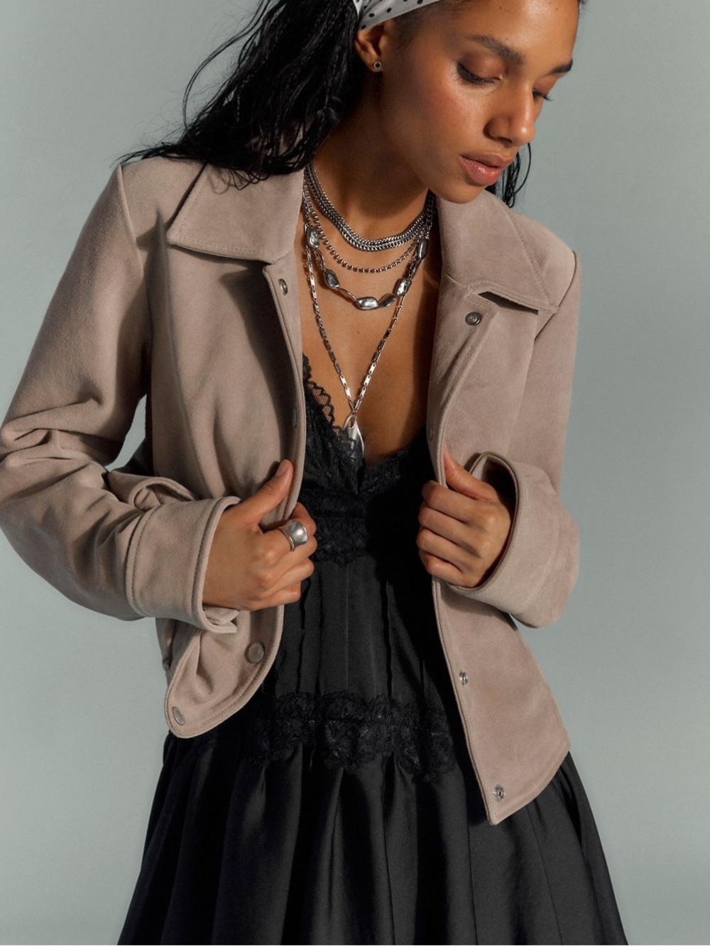 Free People Olivia Suede Jacket NWT - Picture 3 of 8